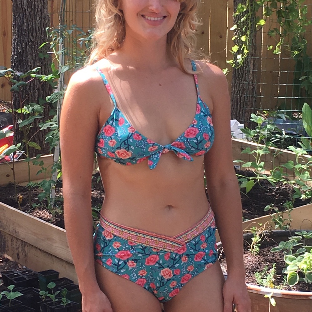 🐬🌸Boho high-waisted swimsuit!🐠 - Picture 5 of 8